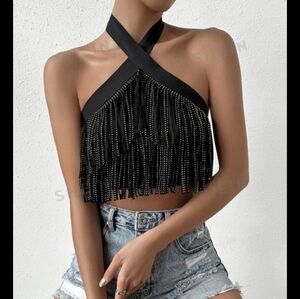 halter crop top